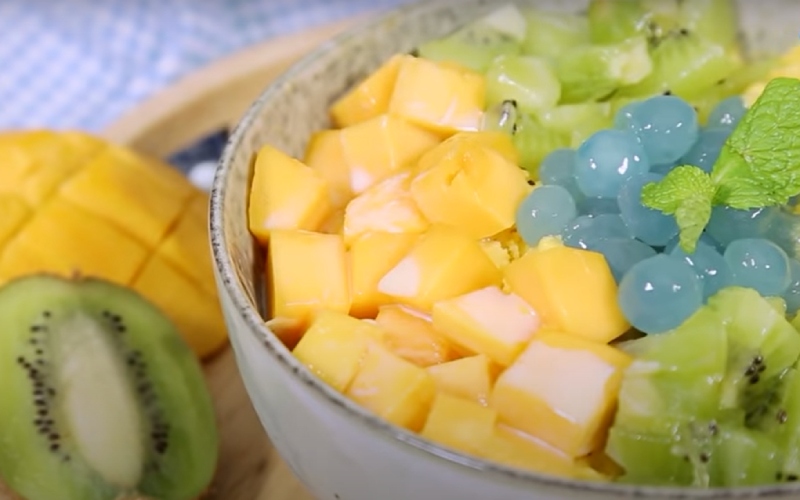 How to make Mango Bingsu cool and cool, as delicious as outside