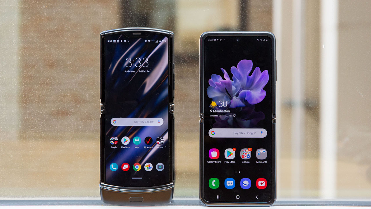 Motora Razr và Galaxy ZFlip