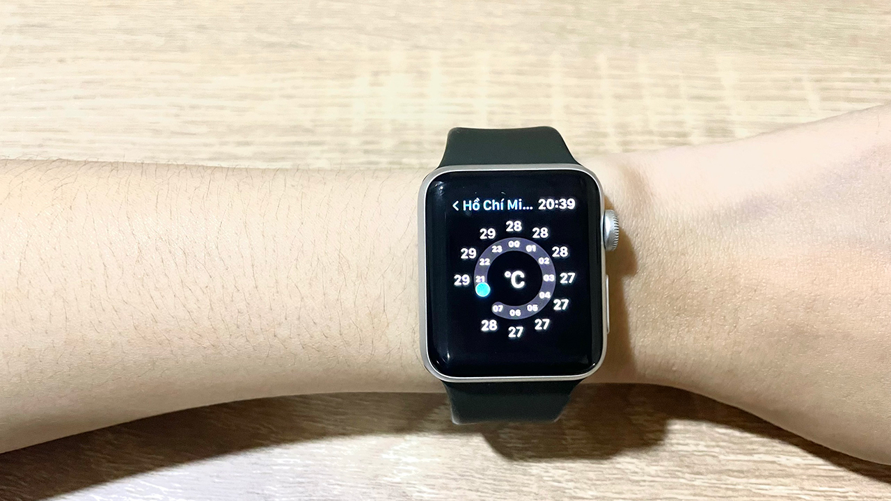 Xem thời tiết nhanh hơn với Apple Watch Xem thời tiết nhanh hơn với Apple Watch