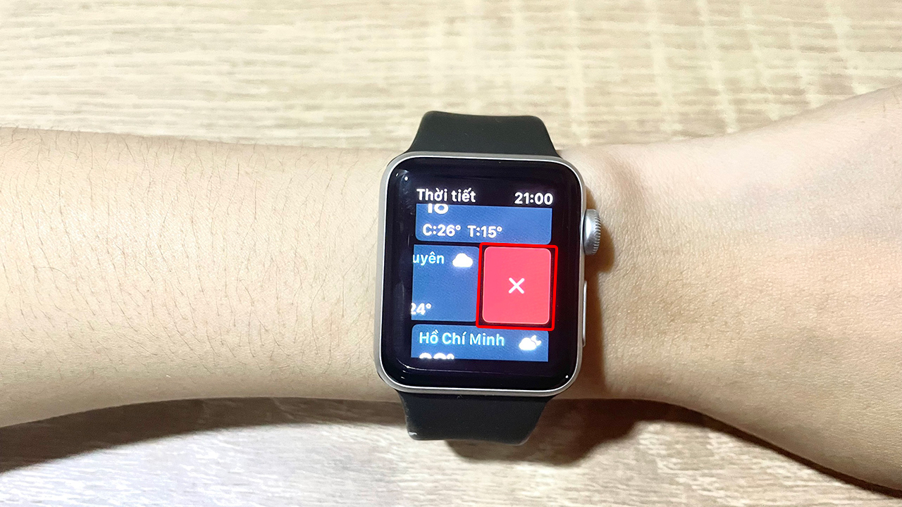 Xem thời tiết trên Apple Watch Xem thời tiết trên Apple Watch