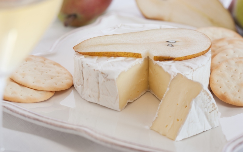 Brie cheese is made from cow's milk