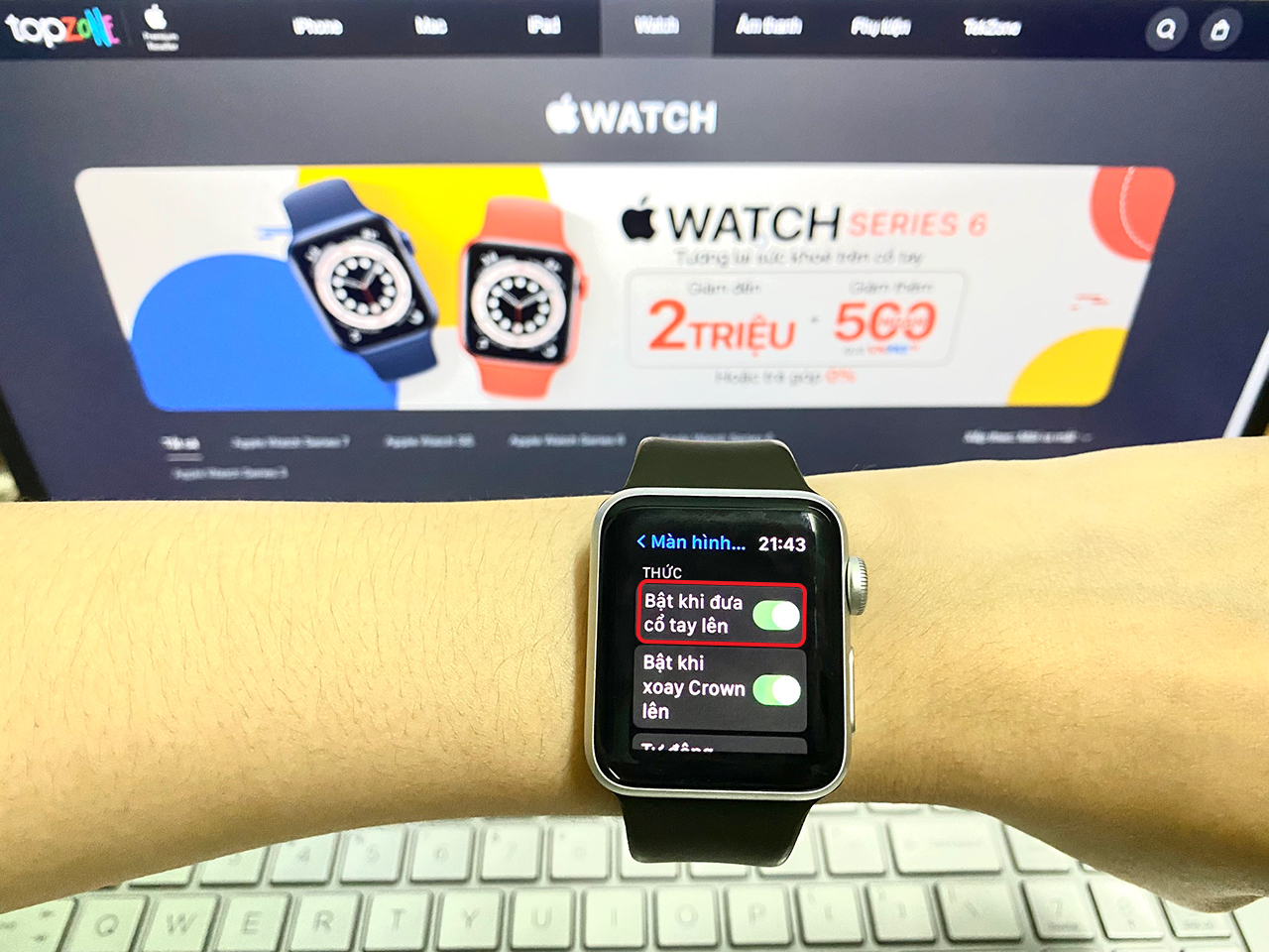 Apple Watch không sáng màn hình Apple Watch không sáng màn hình