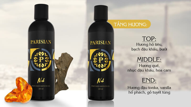 Sữa tắm Parisian Nob For Him chai 265ml