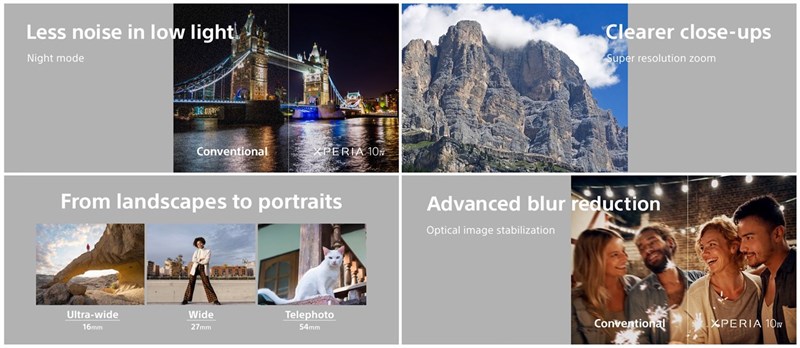 Sony Xperia 10 IV có nhiều chế độ chụp ảnh chuyên nghiệp Sony Xperia 10 IV có nhiều chế độ chụp ảnh chuyên nghiệp