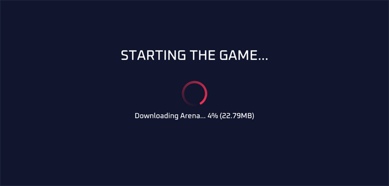 Chờ đợi quá trình khởi động game.