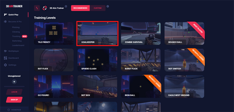 Chọn một trò chơi FPS mà bạn muốn chơi.