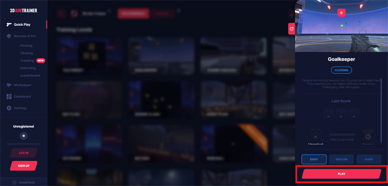 Nhấn vào nút Play