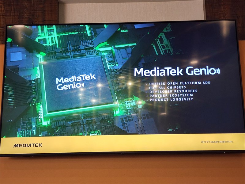 MediaTek giới thiệu AIoT Platform Stack, ra mắt chip Genio 1200 AIoT MediaTek giới thiệu AIoT Platform Stack, ra mắt chip Genio 1200 AIoT