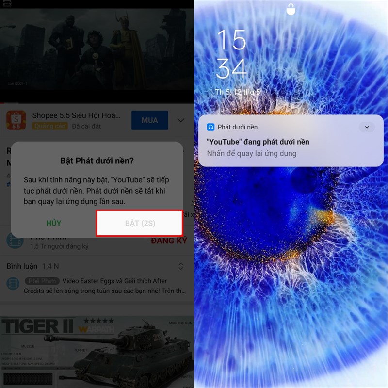 Cách nghe nhạc trên YouTube khi tắt màn hình trên OPPO Cách nghe nhạc trên YouTube khi tắt màn hình trên OPPO