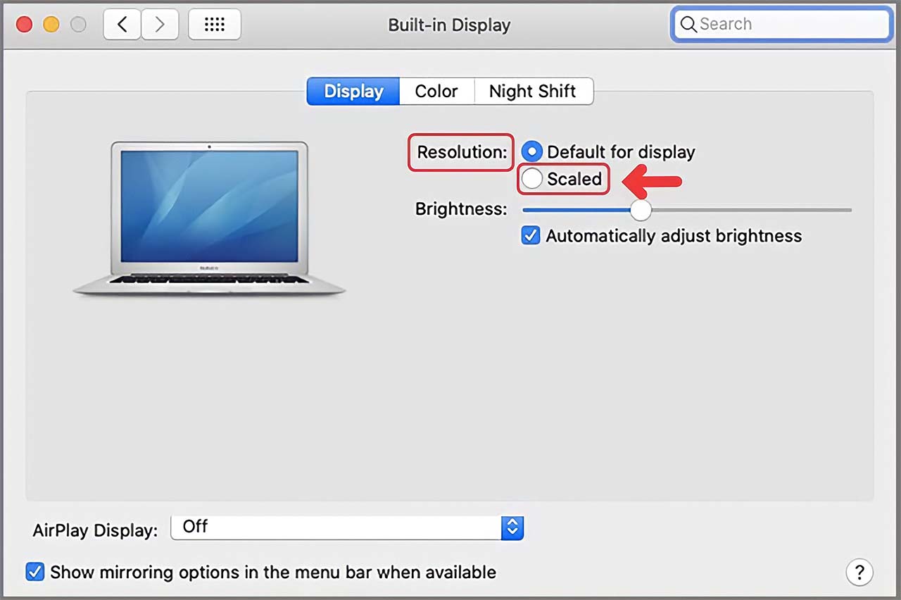 Đi kèm với màn hình lớn nhưng lại là bài toán khó với Macbook là cỡ chữ trong quá nhỏ. Và tất nhiên, Apple đã nhanh chóng cập nhập tính năng tăng kích thước chữ cho MacBook. Đây là một tính năng hữu ích cho các nhà văn chuyên dùng MacBook để sáng tác, đọc sách và chỉnh sửa những công việc hàng ngày trên máy tính. Hãy xem hình ảnh để tận hưởng tính năng mới này.