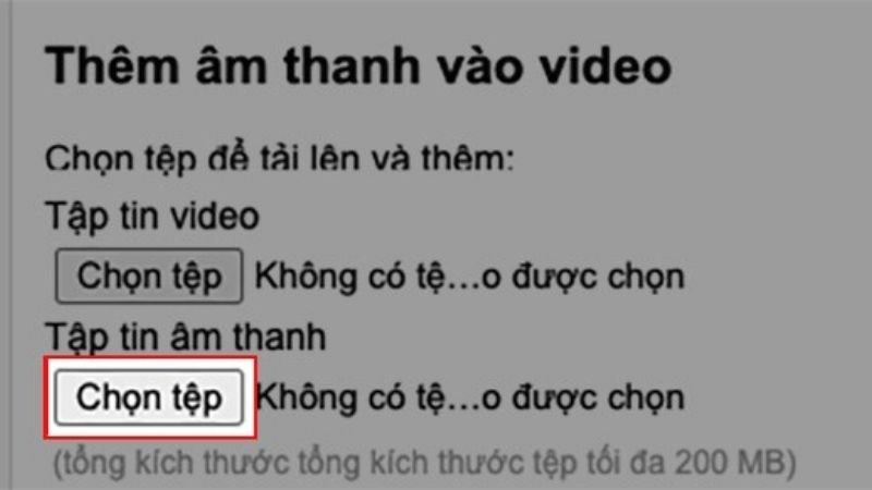 Chèn tập tin âm thanh vào