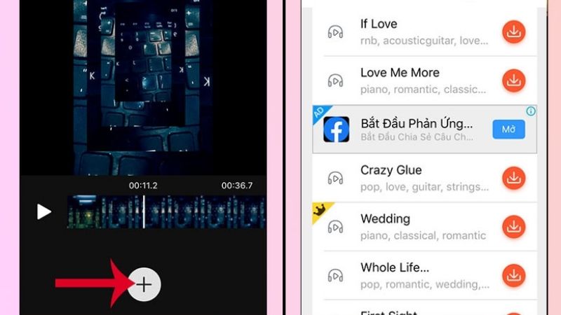 Hướng dẫn cách ghép nhạc vào video trên điện thoại, máy tính
