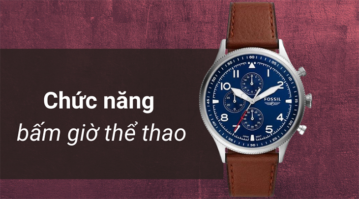 Đồng hồ FOSSIL Carlie 44 mm Nam FS5832