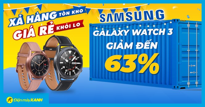 Samsung Galaxy Watch 3 giảm siêu to 63%, mua ngay kẻo lỡ!