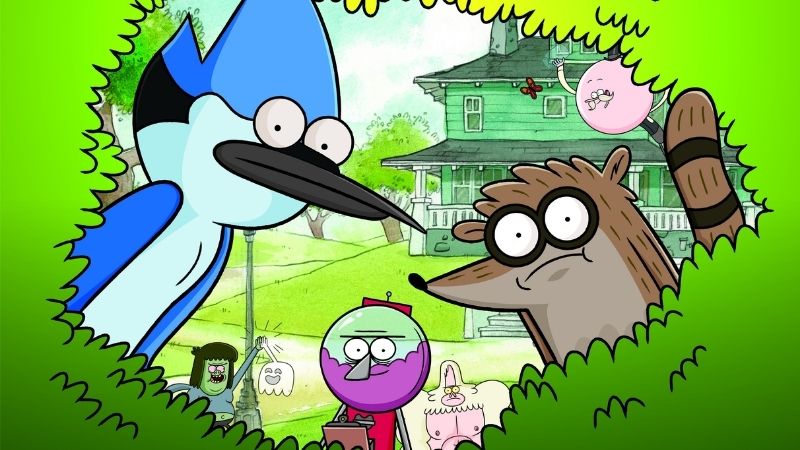 Regular Show xoay quanh chim giẻ cùi màu xanh Mordecai và gấu trúc Rigby