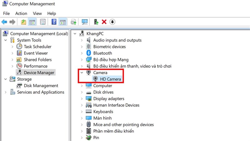 cách kiểm tra camera trên máy tính