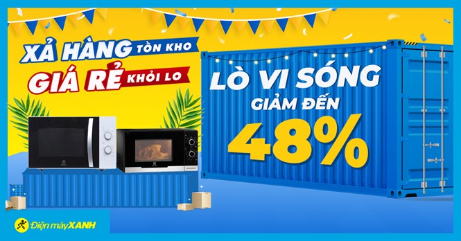 Xả hàng tồn kho - Lò vi sóng giảm đến 49%, giá rẻ khỏi lo. Mua ngay hôm nay!