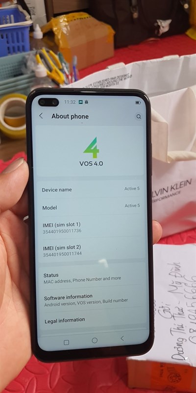 Mặt trước Vsmart Active 5