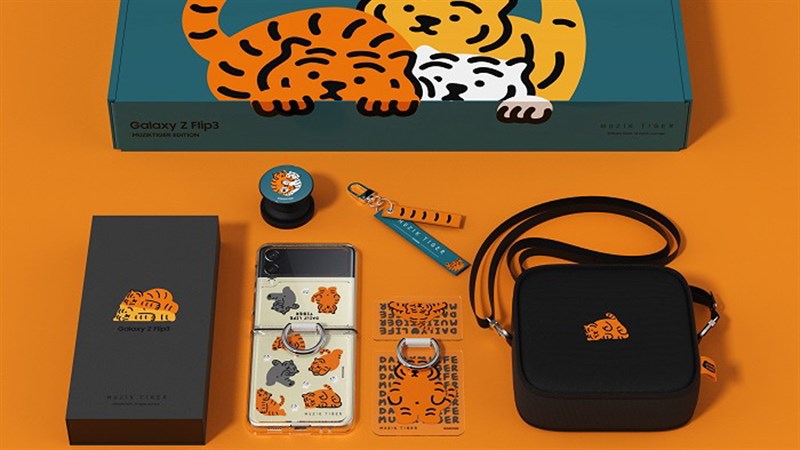 Samsung Galaxy Z Flip 3 Muzik Tiger Edition ra mắt Samsung Galaxy Z Flip 3 Muzik Tiger Edition ra mắt