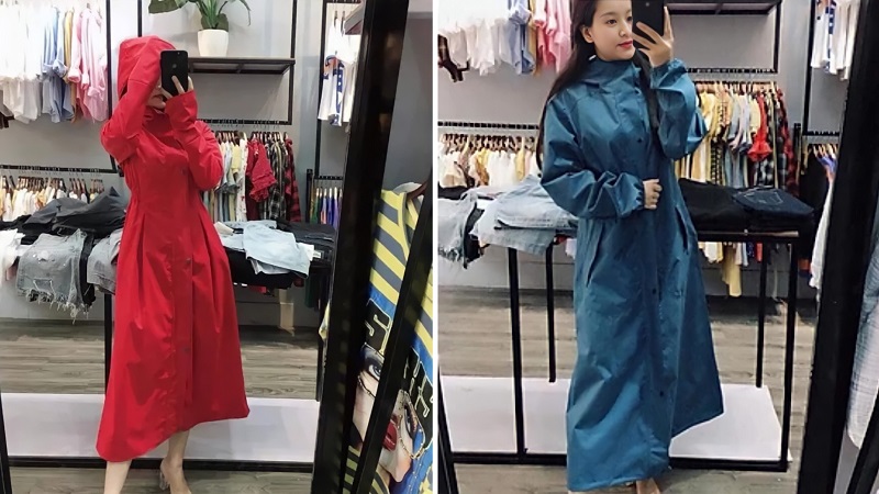Top 5 models of high-quality, fashionable, 2-layer raincoats