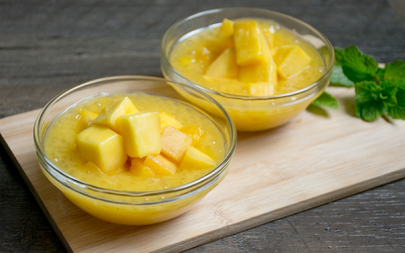 Thành phẩm chè xoài Hồng Kông (Mango Sago)