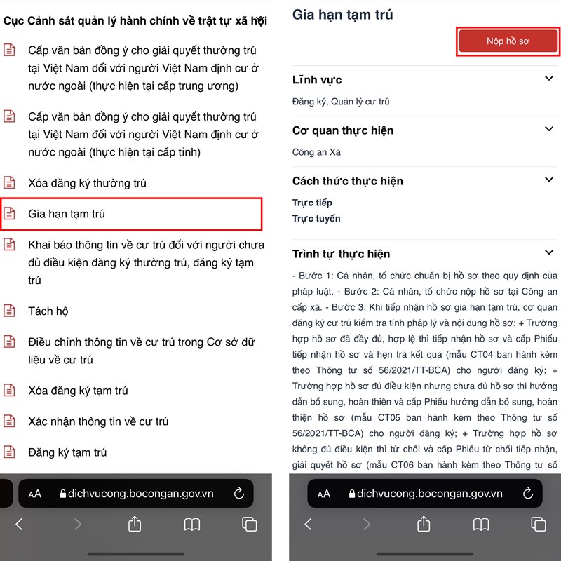 Cách gia hạn tạm trú Cách gia hạn tạm trú