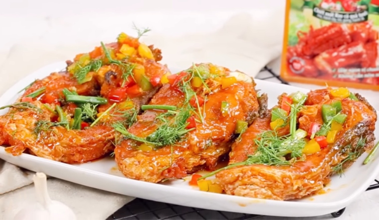 How to make delicious fried carp with sweet and sour sauce, extremely wasteful