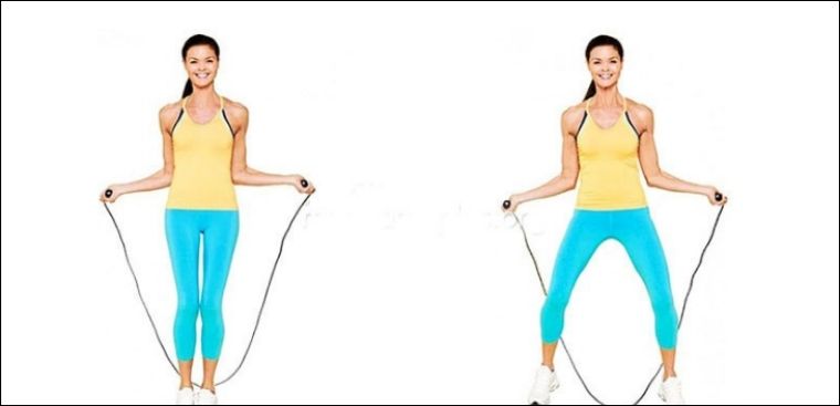 Nhảy dây có to chân không? 5 cách nhảy dây giúp thon gọn chân hiệu quả > Nhảy xoạc chân giúp đôi chân linh hoạt, dẻo dai và thon gọn hơn mỗi ngày