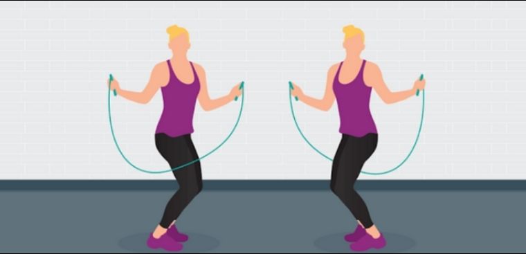 Nhảy dây có to chân không? 5 cách nhảy dây giúp thon gọn chân hiệu quả > Nhảy xoay vòng tác động lên toàn thân giúp giảm cân hiệu quả