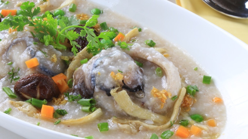 Ocean tuna eye porridge