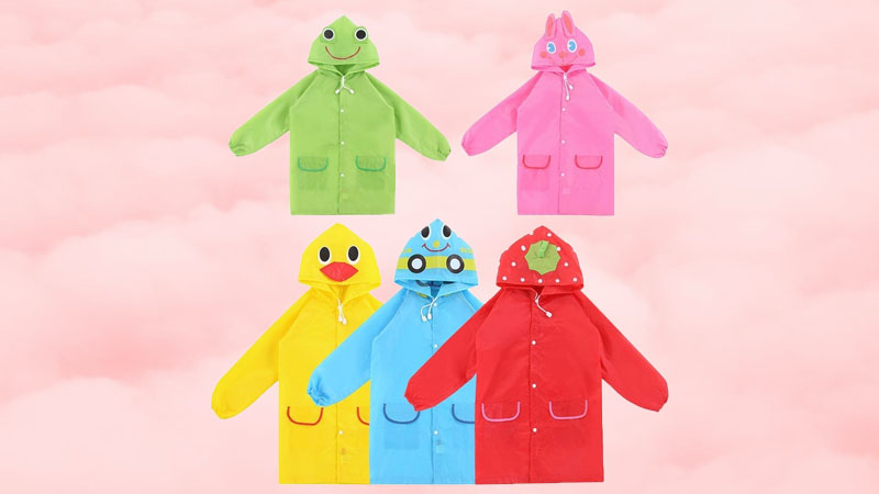 Top 15 models of beautiful, safe and fashionable baby raincoats