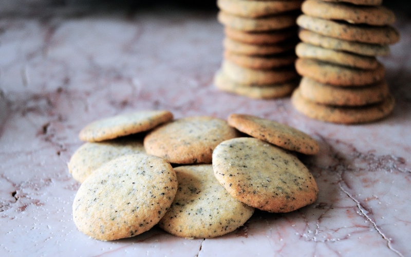 Công thức làm bánh earl grey cookies đúng chuẩn, bánh giòn và có màu đẹp mắt