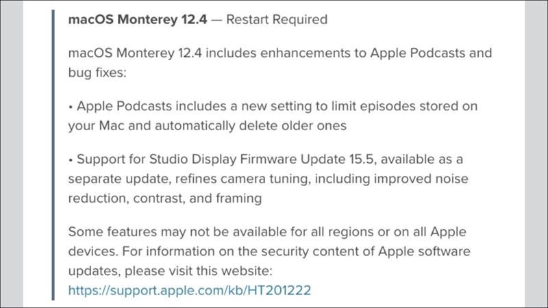 macOS Monterey 124