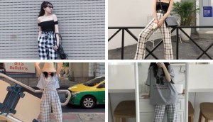 7 cách phối đồ với quần caro ống rộng chuẩn fashionista cho phái nữ