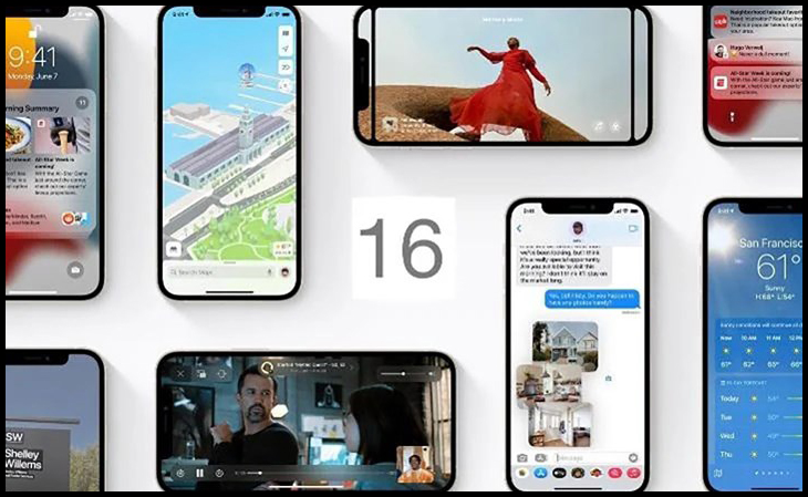 Các dòng iPhone dự đoán được cập nhật iOS 16. Nguồn: Macworld