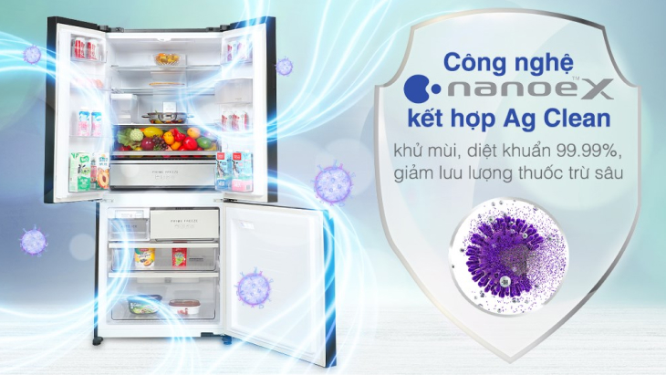 Công nghệ Ag Clean loại bỏ vi khuẩn, nắm mốc