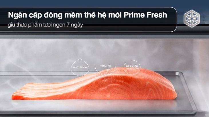 Ngăn đông mềm Prime Fresh, tiết kiệm thời gian nấu nướng