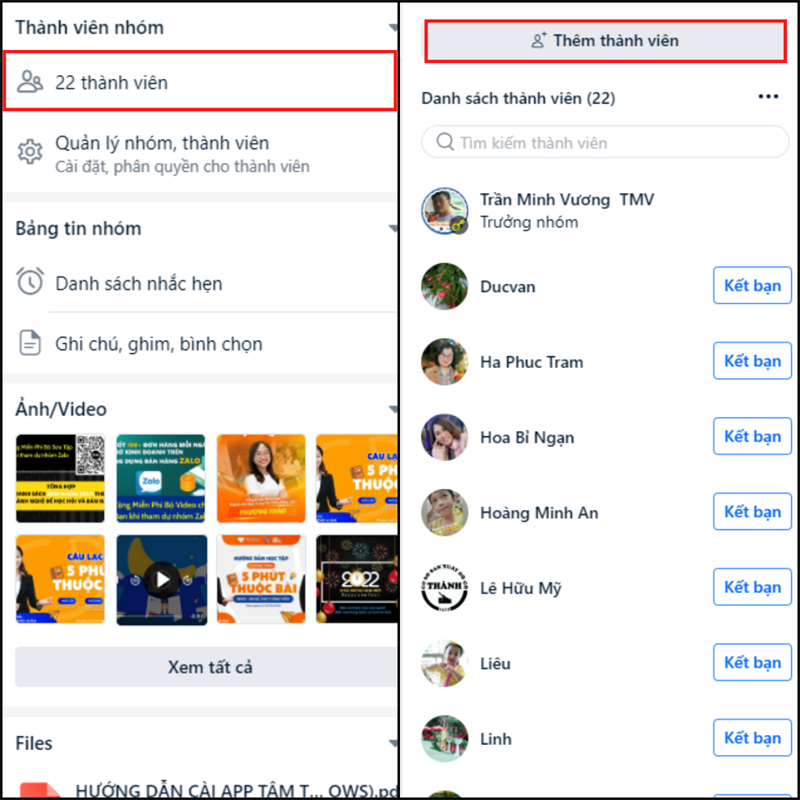 Xem thành viên > Thêm thành viên. Xem thành viên > Thêm thành viên.