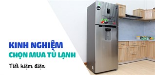 Kinh nghiệm chọn mua tủ lạnh để tiết kiệm điện cho gia đình bạn