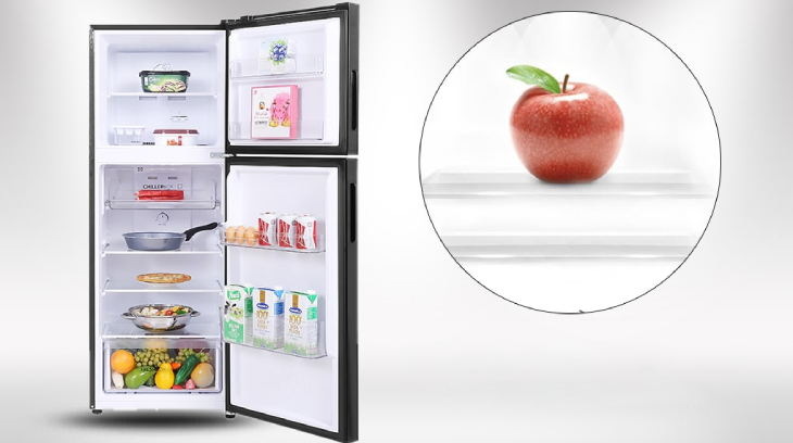 Tủ lạnh Aqua Inverter 211 lít AQR-T238FA(FB) sở hữu công nghệ không đóng tuyết