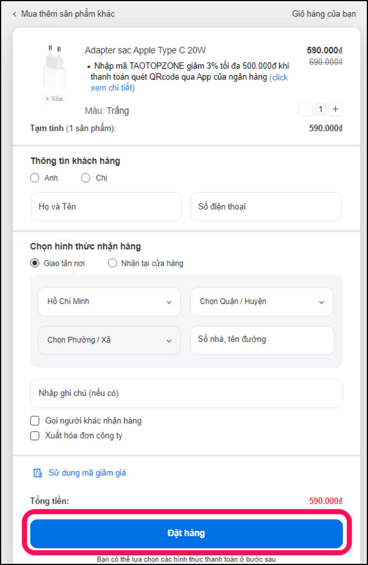 Nhập mã TOPZONE100 giảm ngay 3% tối đa 100k cho phụ kiện và âm thanh Nhập mã TOPZONE100 giảm ngay 3% tối đa 100k cho phụ kiện và âm thanh