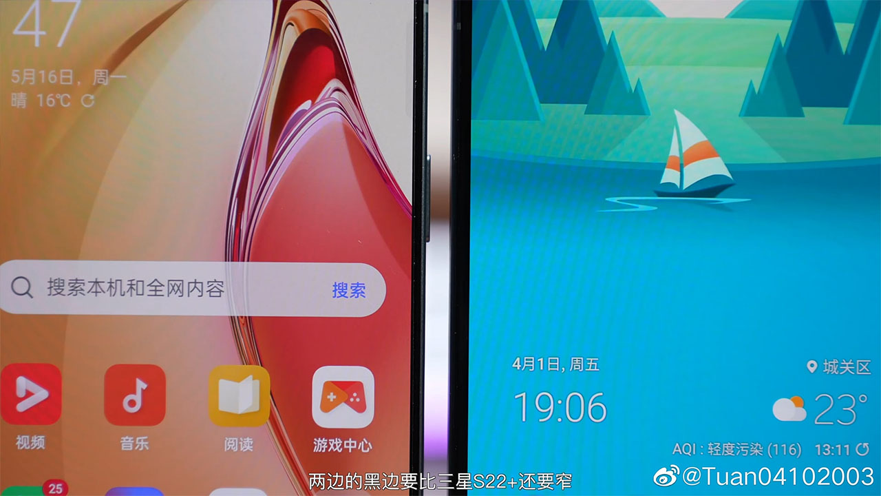 Viền cạnh của 2 chiếc điện thoại này khá mỏng