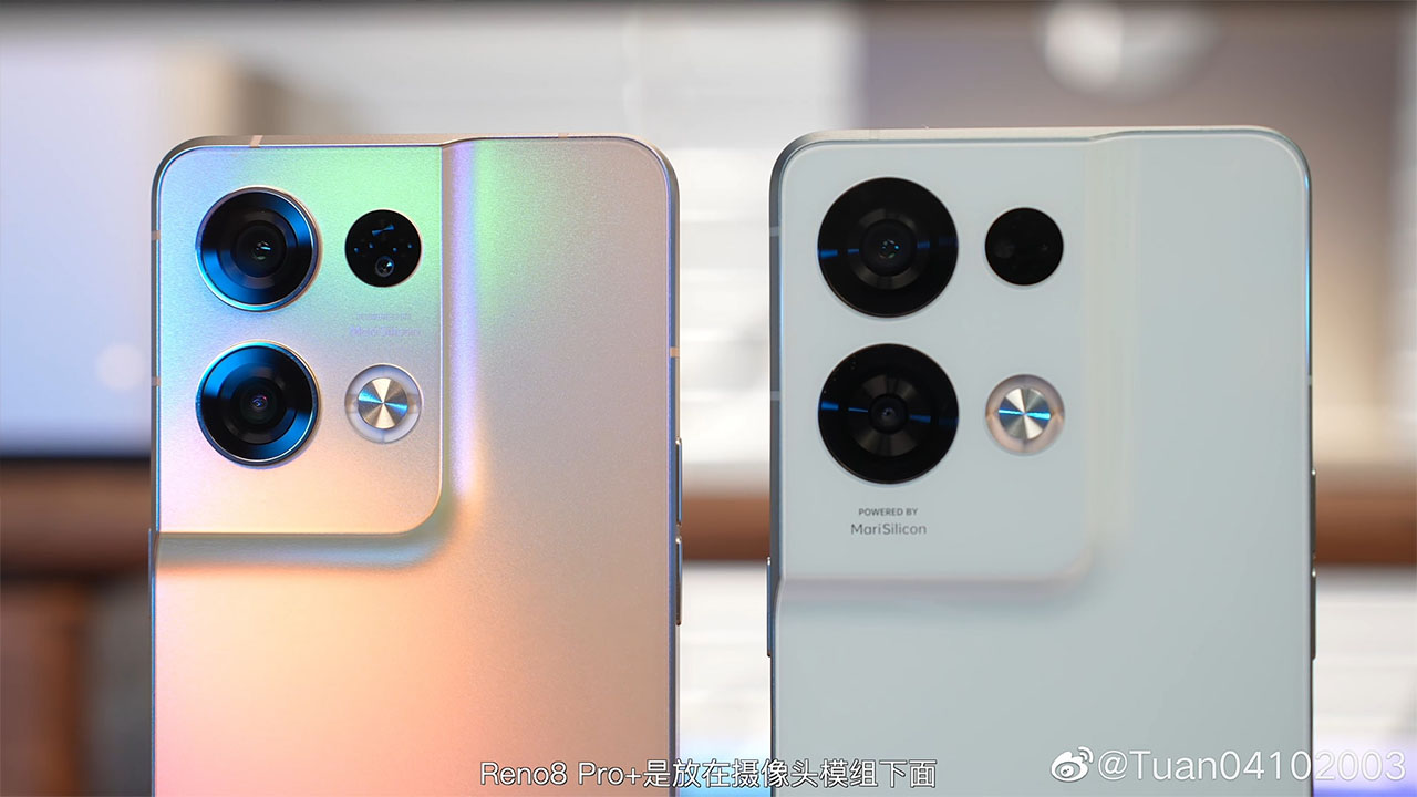 Thiết kế camera của OPPO Reno8 Pro và OPPO Reno8 Pro Plus