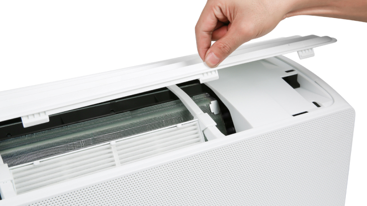 Đánh giá dòng máy lạnh Samsung WindFree™ TYGC sang trọng > Bộ lọc bên trong