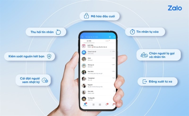 Từ lâu Zalo đã xây dựng nhiều tính năng hướng đến quyền riêng tư và bảo mật của người dùng