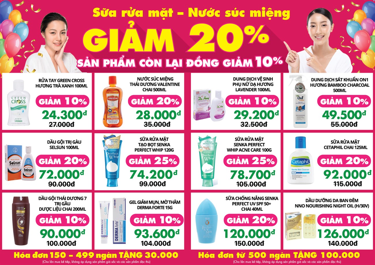 Khuyến mãi nhà thuốc An Khang Khuyến mãi nhà thuốc An Khang