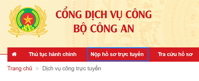 cách đăng ký mẫu con dấu qua dịch vụ công trực tuyến