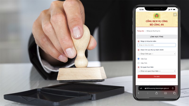 Cách đăng ký mẫu con dấu qua mạng