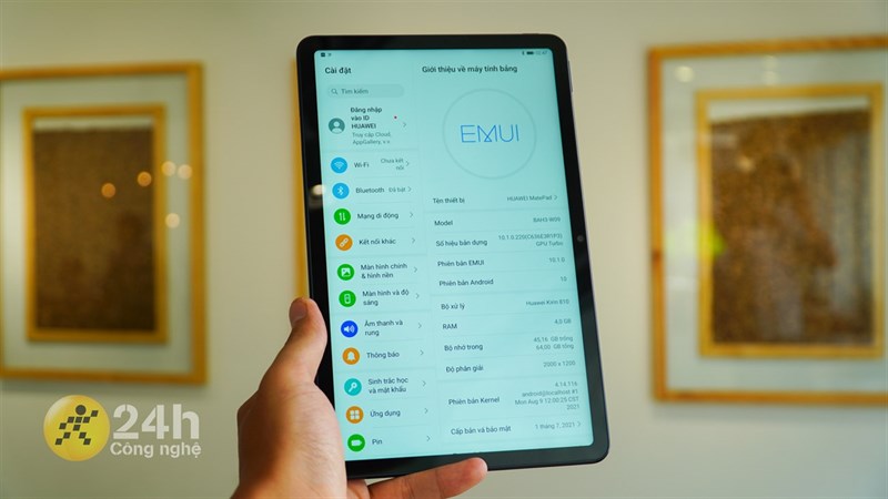 Huawei MatePad sở hữu thông số cấu hình hấp dẫn trong cùng tầm giá