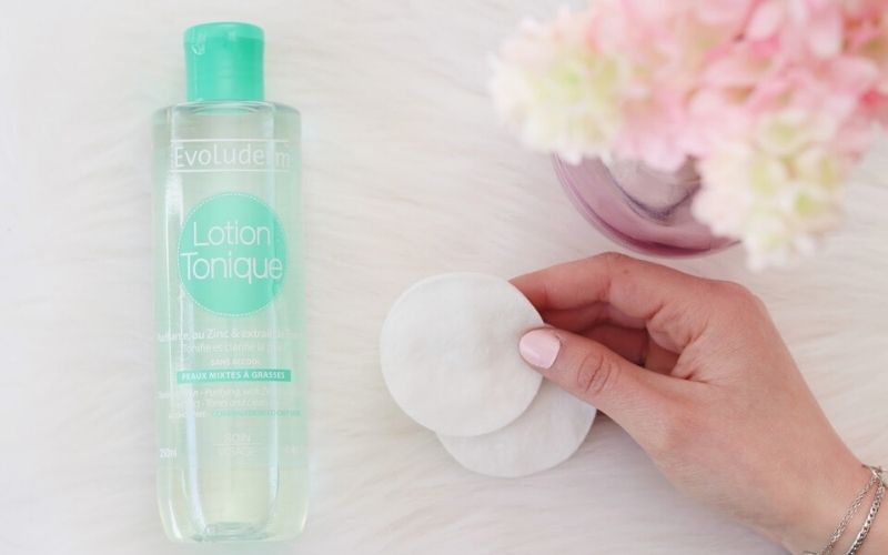 Ưu nhược điểm của toner Evoluderm Lotion Tonique màu xanh lá cây